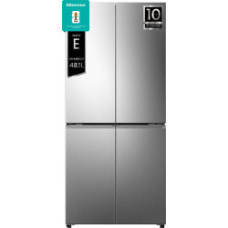 Frigorífico Americano HISENSE RQ5P470SEIE (No Frost - 178,5 cm - 483 L - Gris)