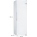 Congelador vertical 70cm 242l sin escarcha blanco GSN36VWEP - BOSCH